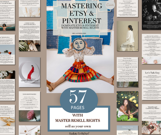 Mastering Etsy & Pinterest eBook with Master Resell Rights